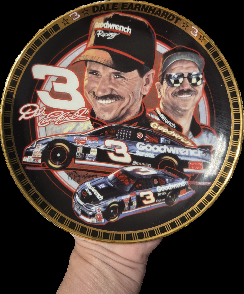 Dale Earnhardt 3 Goodwrench Drivers Victory Hamilton Collection Plate NASCAR